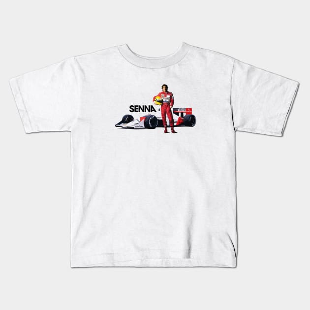 F1 Legend Kids T-Shirt by pxl_g